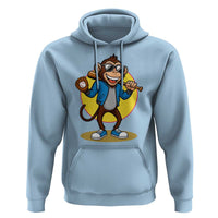 Funny Baseball Hoodie Monkey Playing Baseball Sport Humor Gift - Wonder Print Shop
