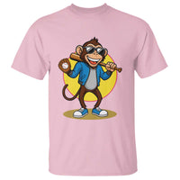 Funny Baseball T Shirt Monkey Playing Baseball Sport Humor Gift - Wonder Print Shop