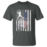 Patriotic Baseball Lover T Shirt USA American Flag Gift - Wonder Print Shop