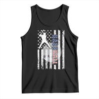 Patriotic Baseball Lover Tank Top USA American Flag Gift - Wonder Print Shop