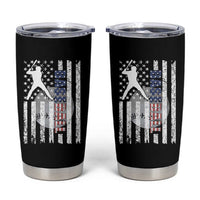 Patriotic Baseball Lover Tumbler Cup USA American Flag Gift