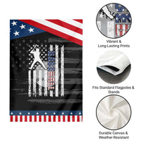 Patriotic Baseball Lover Garden Flag USA American Flag Gift