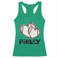 Funny Vintage Philly Baseball Racerback Tank Top Sport Humor Gift - Wonder Print Shop