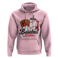 Baseball Mama Hoodie Funny Sports Mom Life Lover - Wonder Print Shop