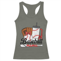 Baseball Mama Racerback Tank Top Funny Sports Mom Life Lover - Wonder Print Shop