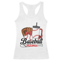 Baseball Mama Racerback Tank Top Funny Sports Mom Life Lover - Wonder Print Shop