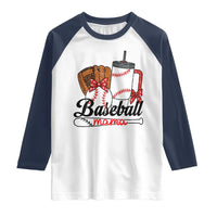 Baseball Mama Raglan Shirt Funny Sports Mom Life Lover - Wonder Print Shop