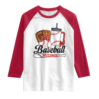 Baseball Mama Raglan Shirt Funny Sports Mom Life Lover - Wonder Print Shop