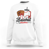 Baseball Mama Sweatshirt Funny Sports Mom Life Lover - Wonder Print Shop