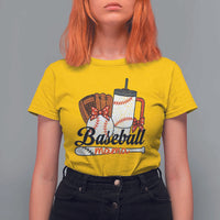 Baseball Mama T Shirt For Women Funny Sports Mom Life Lover - Wonder Print Shop