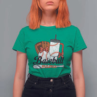 Baseball Mama T Shirt For Women Funny Sports Mom Life Lover - Wonder Print Shop