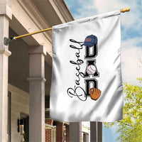 Baseball Dad Garden Flag Funny Sports Papa Life Lover - Wonder Print Shop