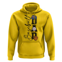 Baseball Dad Hoodie Funny Sports Papa Life Lover - Wonder Print Shop