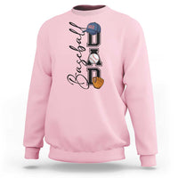 Baseball Dad Sweatshirt Funny Sports Papa Life Lover - Wonder Print Shop
