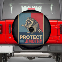 Protect The Jimothy Spare Tire Cover Funny Retro Trash Panda Animal Lover Meme