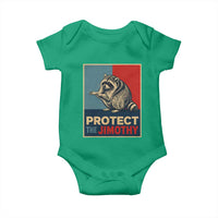 Protect The Jimothy Baby Onesie Funny Retro Trash Panda Animal Lover Meme
