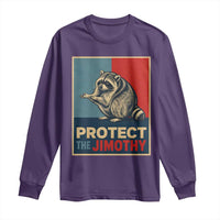 Protect The Jimothy Long Sleeve Shirt Funny Retro Trash Panda Animal Lover Meme
