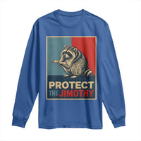 Protect The Jimothy Long Sleeve Shirt Funny Retro Trash Panda Animal Lover Meme