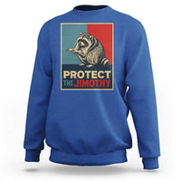 Protect The Jimothy Sweatshirt Funny Retro Trash Panda Animal Lover Meme