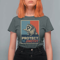 Protect The Jimothy T Shirt For Women Funny Retro Trash Panda Animal Lover Meme