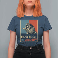 Protect The Jimothy T Shirt For Women Funny Retro Trash Panda Animal Lover Meme