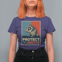 Protect The Jimothy T Shirt For Women Funny Retro Trash Panda Animal Lover Meme