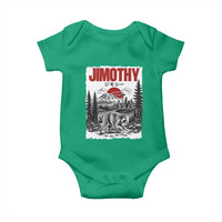 Jimothy The Raccoon Baby Onesie Seattle Skyline Mount Rainier Japanese Retro Vintage Art