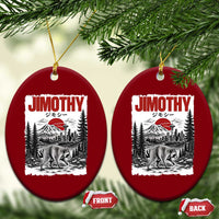 Jimothy The Raccoon Ceramic Ornament Seattle Skyline Mount Rainier Japanese Retro Vintage Art