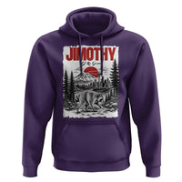 Jimothy The Raccoon Hoodie Seattle Skyline Mount Rainier Japanese Retro Vintage Art