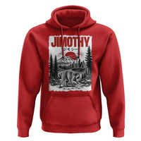 Jimothy The Raccoon Hoodie Seattle Skyline Mount Rainier Japanese Retro Vintage Art
