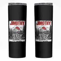 Jimothy The Raccoon Skinny Tumbler Seattle Skyline Mount Rainier Japanese Retro Vintage Art