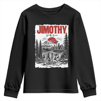Jimothy The Raccoon Youth Sweatshirt Seattle Skyline Mount Rainier Japanese Retro Vintage Art