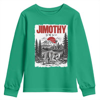 Jimothy The Raccoon Youth Sweatshirt Seattle Skyline Mount Rainier Japanese Retro Vintage Art
