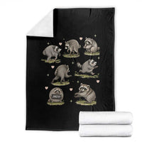 Cute Jimothy The Raccoon Throw Blanket Viral Seattle Wildlife Trash Panda Gift