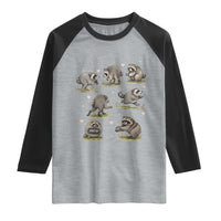 Cute Jimothy The Raccoon Raglan Shirt Viral Seattle Wildlife Trash Panda Gift