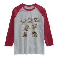 Cute Jimothy The Raccoon Raglan Shirt Viral Seattle Wildlife Trash Panda Gift