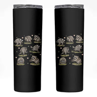 Cute Jimothy The Raccoon Skinny Tumbler Viral Seattle Wildlife Trash Panda Gift