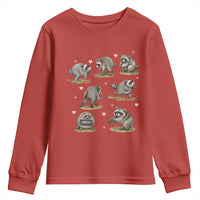 Cute Jimothy The Raccoon Youth Sweatshirt Viral Seattle Wildlife Trash Panda Gift