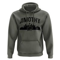 Jimothy The Raccoon Hoodie Seattle Space Needle Mount Rainier Landscape Art