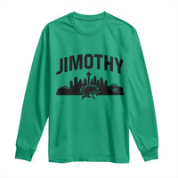 Jimothy The Raccoon Long Sleeve Shirt Seattle Space Needle Mount Rainier Landscape Art
