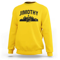 Jimothy The Raccoon Sweatshirt Seattle Space Needle Mount Rainier Landscape Art