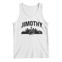 Jimothy The Raccoon Tank Top Seattle Space Needle Mount Rainier Landscape Art