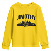 Jimothy The Raccoon Youth Sweatshirt Seattle Space Needle Mount Rainier Landscape Art