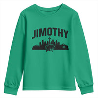 Jimothy The Raccoon Youth Sweatshirt Seattle Space Needle Mount Rainier Landscape Art