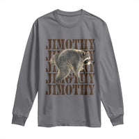 Jimothy The Raccoon Long Sleeve Shirt Vintage Trash Panda Animal Lover Gift