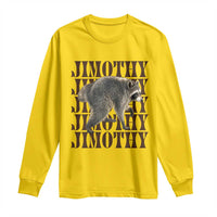 Jimothy The Raccoon Long Sleeve Shirt Vintage Trash Panda Animal Lover Gift