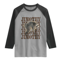 Jimothy The Raccoon Raglan Shirt Vintage Trash Panda Animal Lover Gift