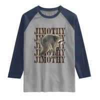 Jimothy The Raccoon Raglan Shirt Vintage Trash Panda Animal Lover Gift