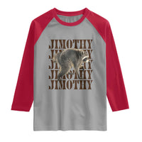 Jimothy The Raccoon Raglan Shirt Vintage Trash Panda Animal Lover Gift