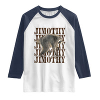 Jimothy The Raccoon Raglan Shirt Vintage Trash Panda Animal Lover Gift